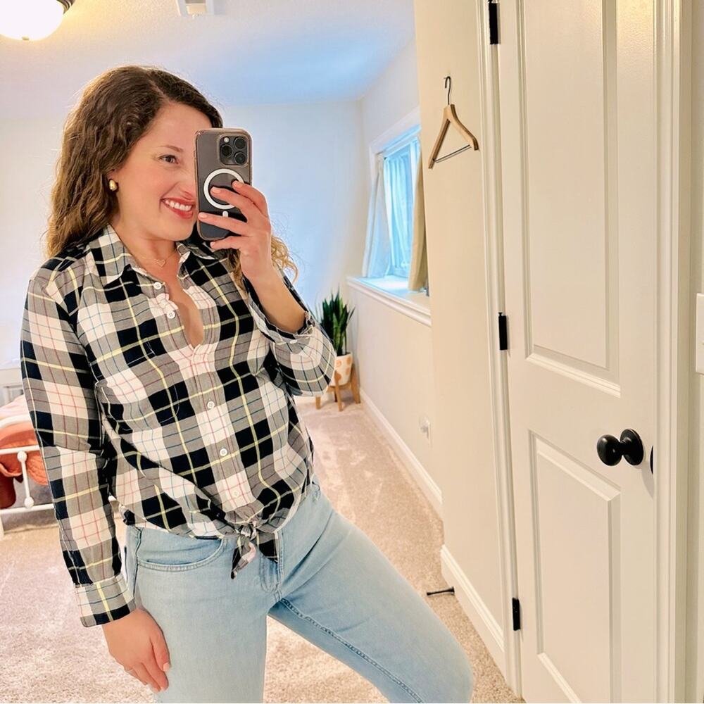 Equipment Femme Plaid Blouse XS